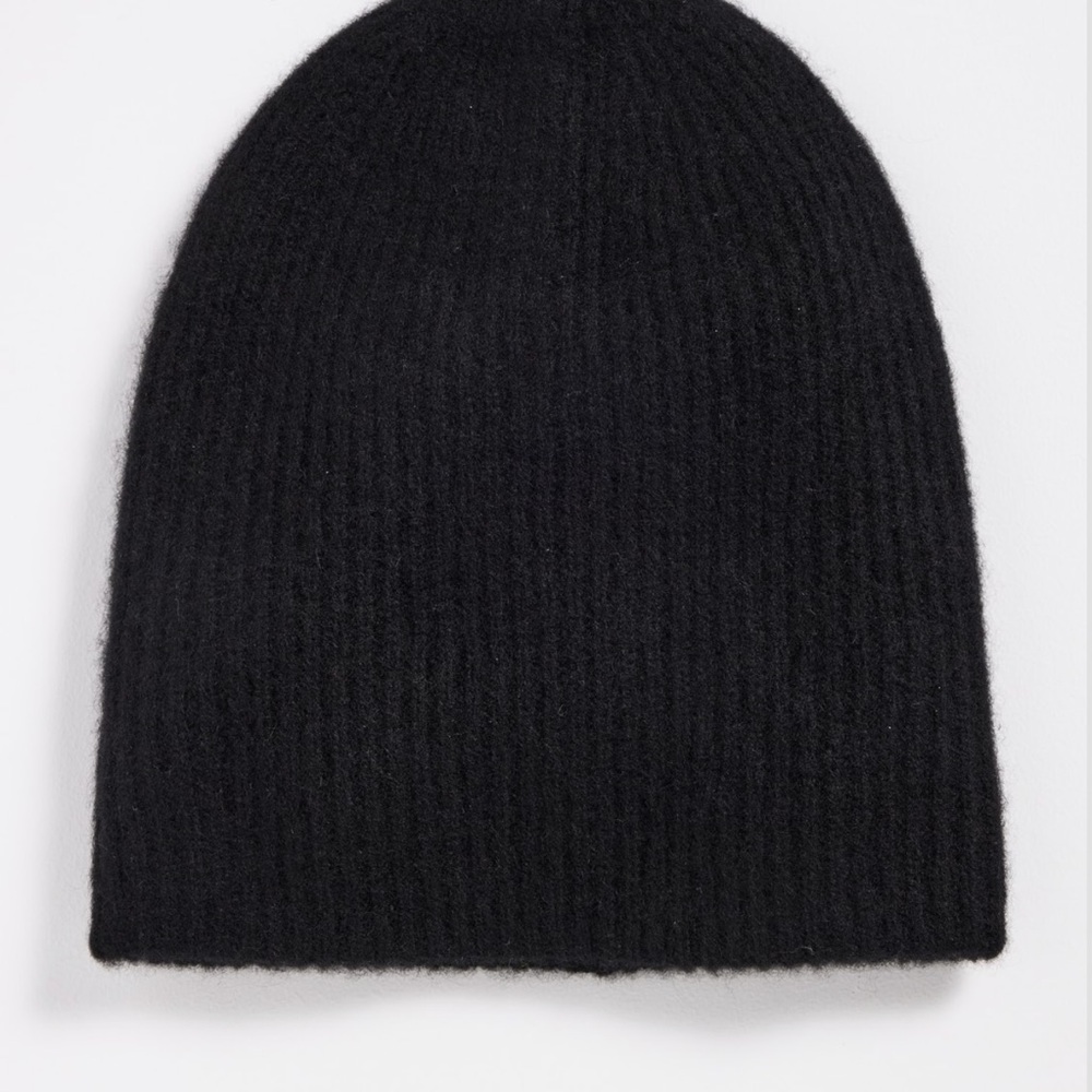 White & Warren Cashmere Plush Rib Beanie
